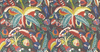 Villars - Indigo Blue By Brunschwig & Fils | Madeleine Castaing Wallcoverings | Botanical & Floral Wallcovering Print