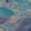 Samples and Purchasing available for Tourbillon - Lapis Turquoise By Brunschwig & Fils | Celeste Wallcovering | Modern Wallcovering Print at Designer Wallcoverings and Fabrics