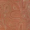 Samples and Purchasing available for Timbre - Citrine Orange By Brunschwig & Fils | Celeste Wallcovering |Modern Metallic Wallcovering Print at Designer Wallcoverings and Fabrics
