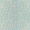 Samples and Purchasing available for Les Touches Reverse - Mist Turquoise By Brunschwig & Fils | La Menagerie Wallcovering | Animal Skins Wallcovering Print at Designer Wallcoverings and Fabrics