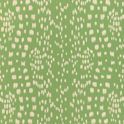 Les Touches Reverse - Leaf Green By Brunschwig & Fils | La Menagerie Wallcovering | Animal Skins Wallcovering Print