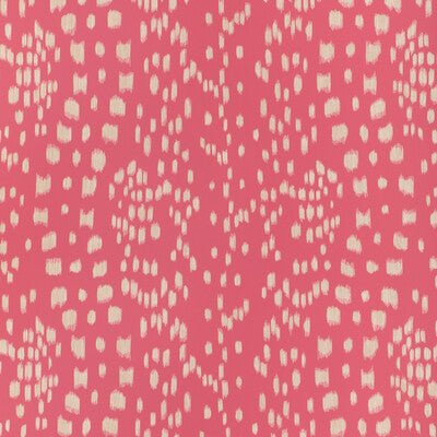 Samples and Purchasing available for Les Touches Reverse - Pink Pink By Brunschwig & Fils | La Menagerie Wallcovering | Animal Skins Wallcovering Print at Designer Wallcoverings and Fabrics