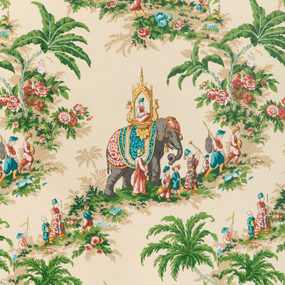 Beauport Promenade - Garden Rust By Brunschwig & Fils | La Menagerie Wallcovering |Chinoiserie Toile Wallcovering Print