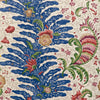 Samples and Purchasing available for Riviere - Blue Blue By Brunschwig & Fils | La Menagerie Wallcovering | Botanical & Floral Wallcovering Print at Designer Wallcoverings and Fabrics
