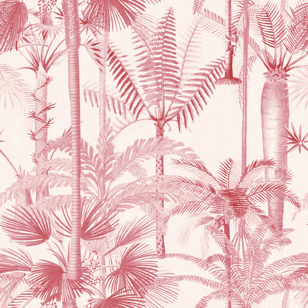 Palmera Cubana - Pink Wallcovering | Mind the Gap