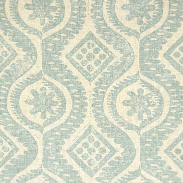 Samples and Purchasing available for Damask - Aqua White By Lee Jofa | Blithfield |Modern Damask Wallcovering Print at Designer Wallcoverings and Fabrics