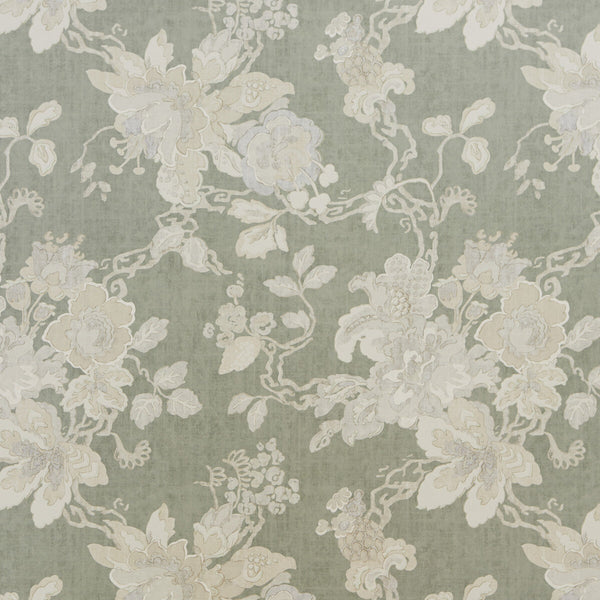 Parnham Ii - Pewter Silver By Lee Jofa | Blithfield |Damask  Wallcovering Print