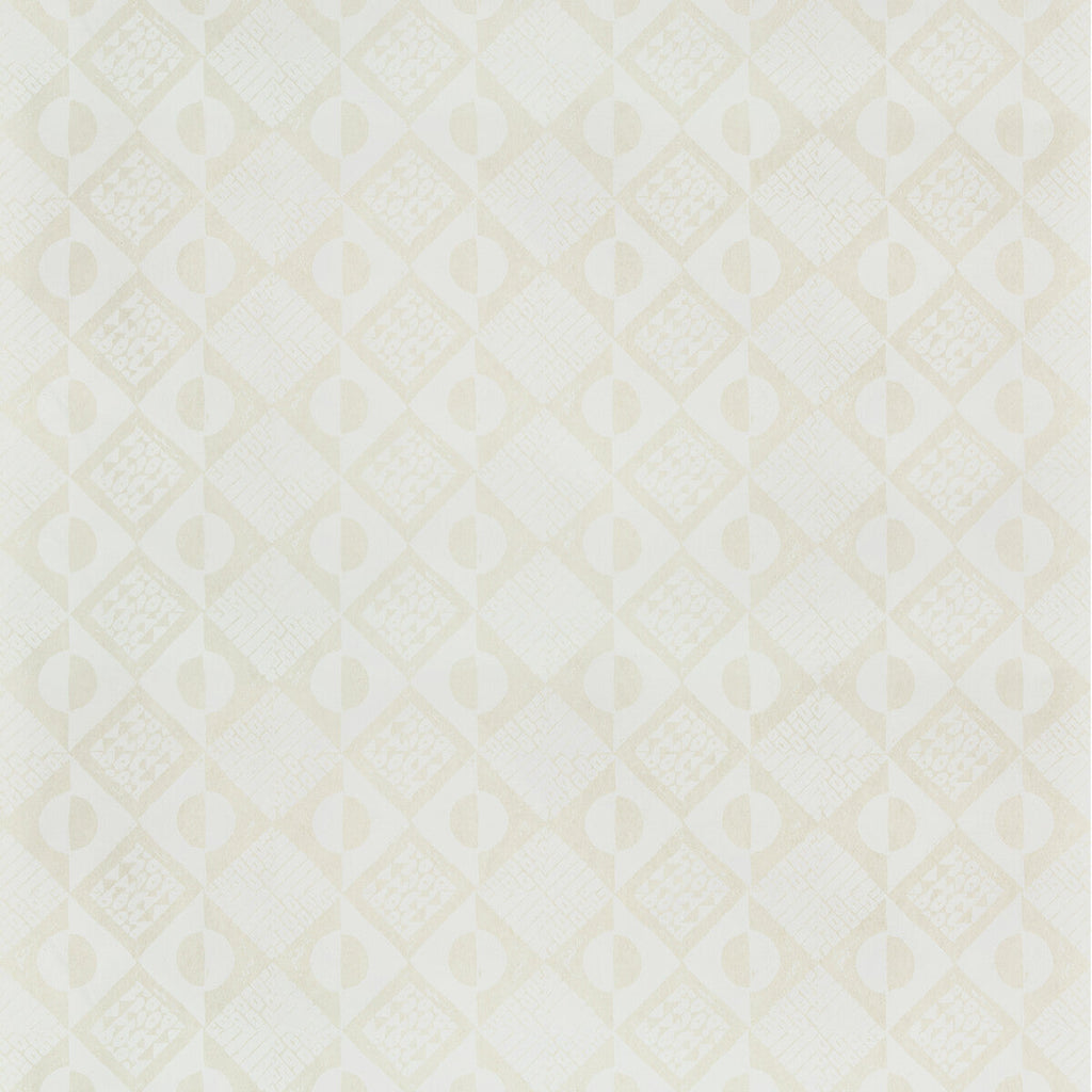 Samples and Purchasing available for Circles And Squares Wp - Off White Ivory By Lee Jofa | Blithfield |  Wallcovering Print at Designer Wallcoverings and Fabrics
