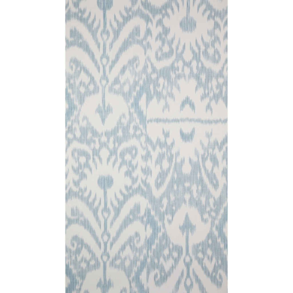 Samples and Purchasing available for Kamara Wp - Sky Blue By Lee Jofa | Blithfield | Ikat/Southwest/Kilims Wallcovering Print at Designer Wallcoverings and Fabrics