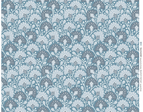 Fan Flower Fabric | Phillipe Romano Screen Prints