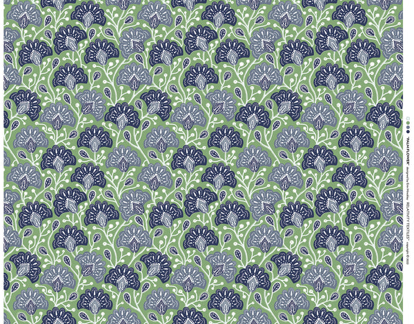 Fan Flower Fabric | Phillipe Romano Screen Prints