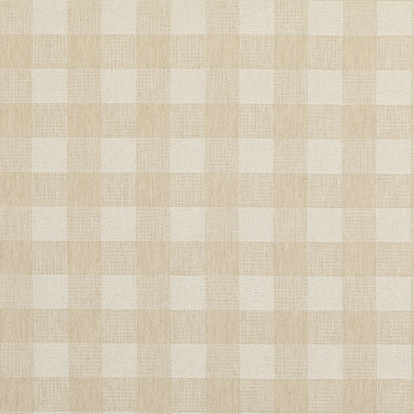 Block Check - Linen Beige By Baker Lifestyle | Block Weaves | Plaid / Check Upholstery Weave
