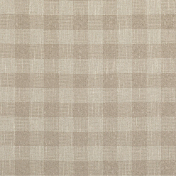 Block Check - Stone Beige By Baker Lifestyle | Block Weaves | Plaid / Check Upholstery Weave