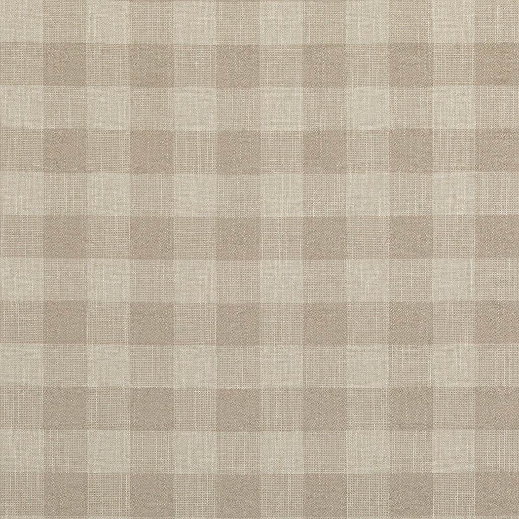 Samples and Purchasing available for Block Check - Stone Beige By Baker Lifestyle | Block Weaves | Plaid / Check Upholstery Weave at Designer Wallcoverings and Fabrics