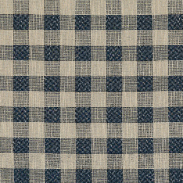 Block Check - Indigo Blue By Baker Lifestyle | Block Weaves | Plaid / Check Upholstery Weave