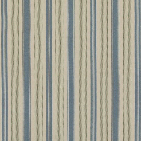 Purbeck Stripe - Blue/Green Blue By Baker Lifestyle | Bridport |Stripes  Multipurpose