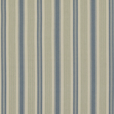 Samples and Purchasing available for Purbeck Stripe - Blue/Green Blue By Baker Lifestyle | Bridport |Stripes  Multipurpose  at Designer Wallcoverings and Fabrics