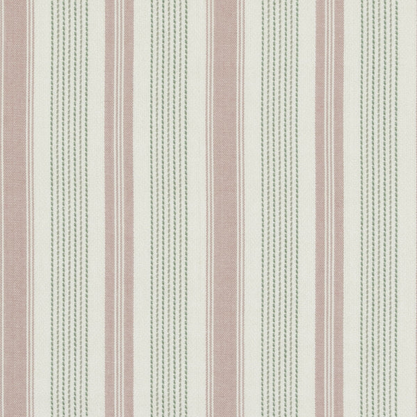 Purbeck Stripe - Pink/Green Pink By Baker Lifestyle | Bridport |Stripes  Multipurpose