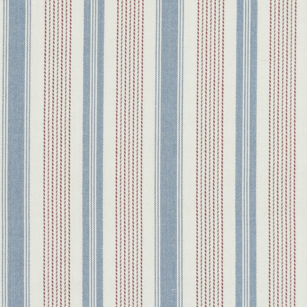 Purbeck Stripe - Red/Blue Red By Baker Lifestyle | Bridport |Stripes  Multipurpose