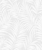 Malibu Tossed Palm Wallpaper - Coastal Palm Leaf - Off-White | Malibu Wallpaper