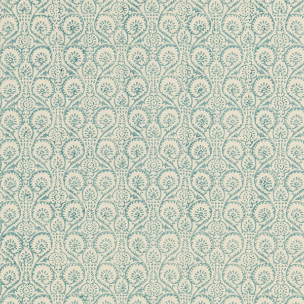 Pollen Trail - Aqua Teal By Baker Lifestyle | Block Party |Botanical & Floral  Multipurpose Print