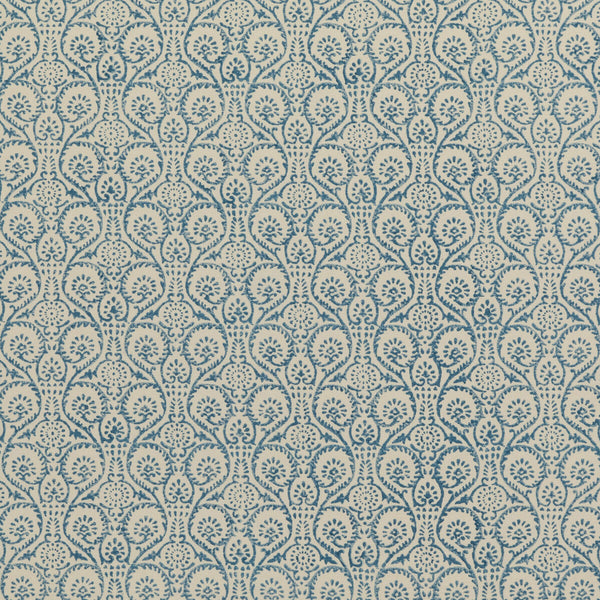 Pollen Trail - Soft Blue Blue By Baker Lifestyle | Block Party |Botanical & Floral  Multipurpose Print