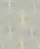 Malibu Starburst Geo Prepasted Wallpaper - Mid Century Geometric - Smoke | Malibu Wallpaper