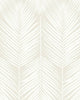 Malibu Palm Silhouette Prepasted Wallpaper - Coastal Botanical - Sea Salt | Malibu Wallpaper