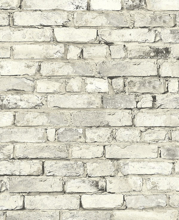 Tailor Faux Brick Prepasted Industrial Brick - Antique Plaster | Architectural Wallcoverings