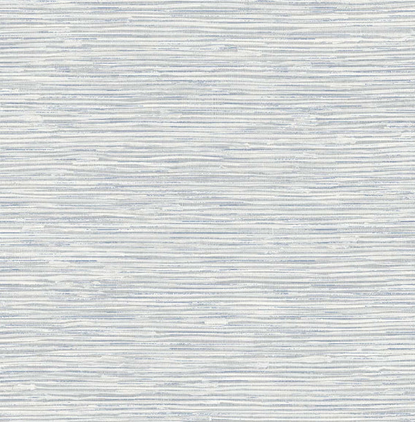Southport Faux Grasscloth Prepasted Contemporary Grasscloth - Dove Grey & Bluestone | Architectural Wallcoverings