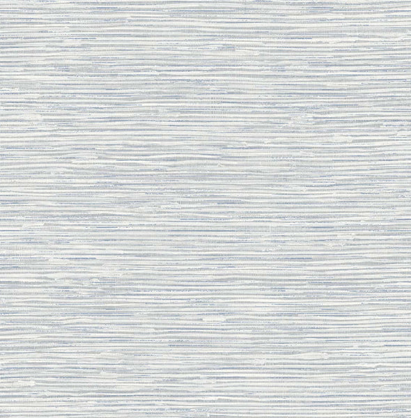 Malibu Southport Faux Grasscloth Prepasted Wallpaper - Contemporary Grasscloth - Dove Grey & Bluestone | Malibu Wallpaper
