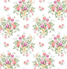 Malibu Floral Bouquet Prepasted Wallpaper - Traditional Floral - Watermelon & Buttercup | Malibu Wallpaper
