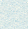 Malibu Seaside Waves Wallpaper - Coastal Illustration - Blue Oasis | Malibu Wallpaper