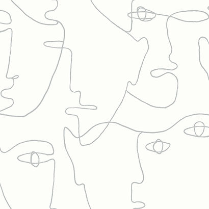 Pablo Portraits Peel and Stick Wallpaper | Apartment Wallpaper