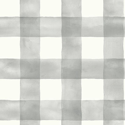 Checkmate Watercolor Plaid Peel and Stick Wallpaper | Apartment Wallpaper