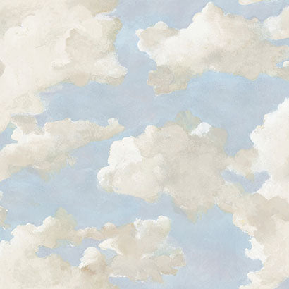 Ketchikan Powder Blue Wallcovering | Jeffrey Stevens