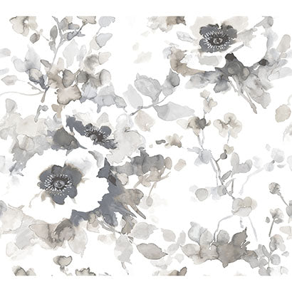 Buxton Charcoal Gray Wallcovering | Jeffrey Stevens