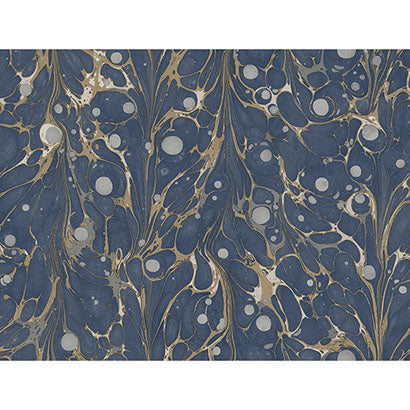 Marbled Endpaper Peel and Stick Wallpaper | Apartment Wallpaper
