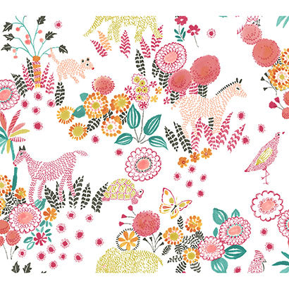 Concarneau Coral Wallcovering | Jeffrey Stevens