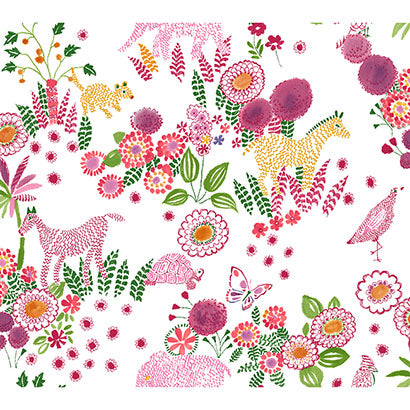 Dieppe Rose Wallcovering | Jeffrey Stevens