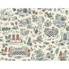 Wonderland Peel and Stick Wallpaper | Jeffrey Stevens