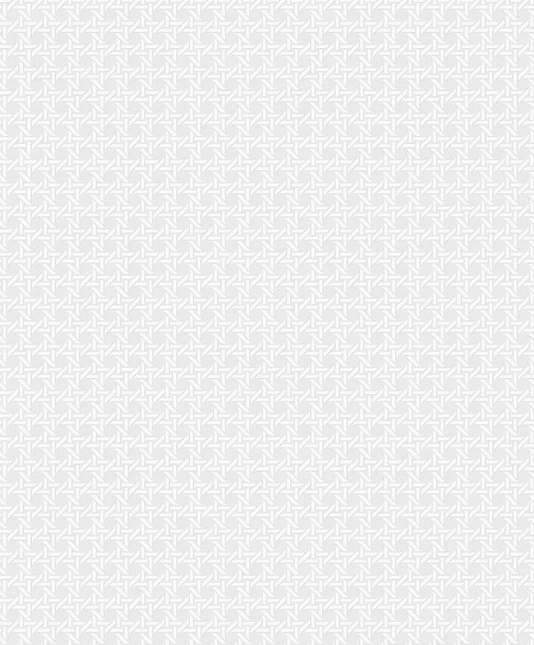 Wicker Coastal Wicker - White | Architectural Wallcoverings