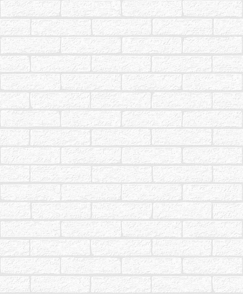 Malibu Limestone Brick Wallpaper - Industrial Brick - White | Malibu Wallpaper