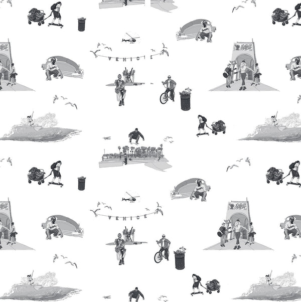 Pacific Avenue I Love la | Abnormals Anonymous Wallcovering