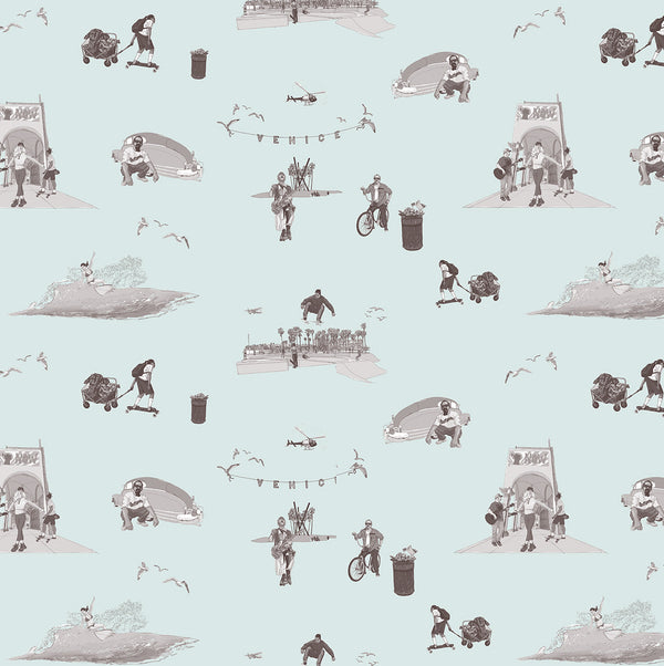 Pacific Avenue Today Was a Good Day | Abnormals Anonymous Wallcovering