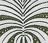 Palm Garden, Moss Green / Hazelnut on Tint