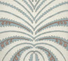 Palm Garden, Windsor Blue / Hazelnut on Light Tint