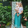 Palm Grove Wallpaper Green