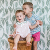 Palm Grove Wallpaper Green