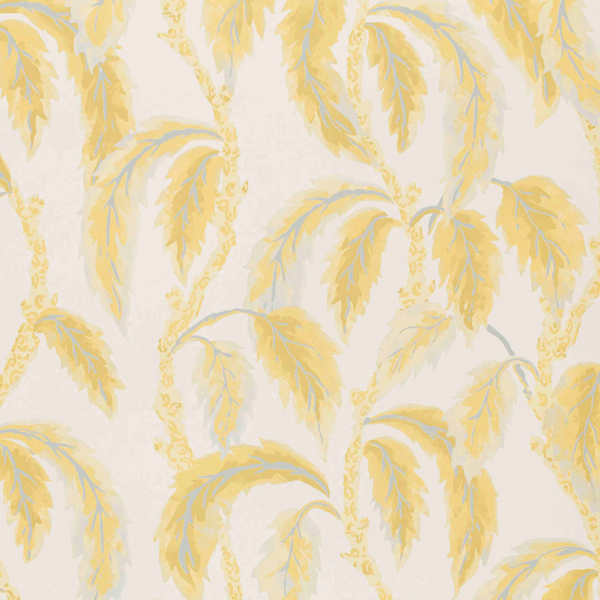 Palm Grove Wallcovering Yellow | Sister Parish